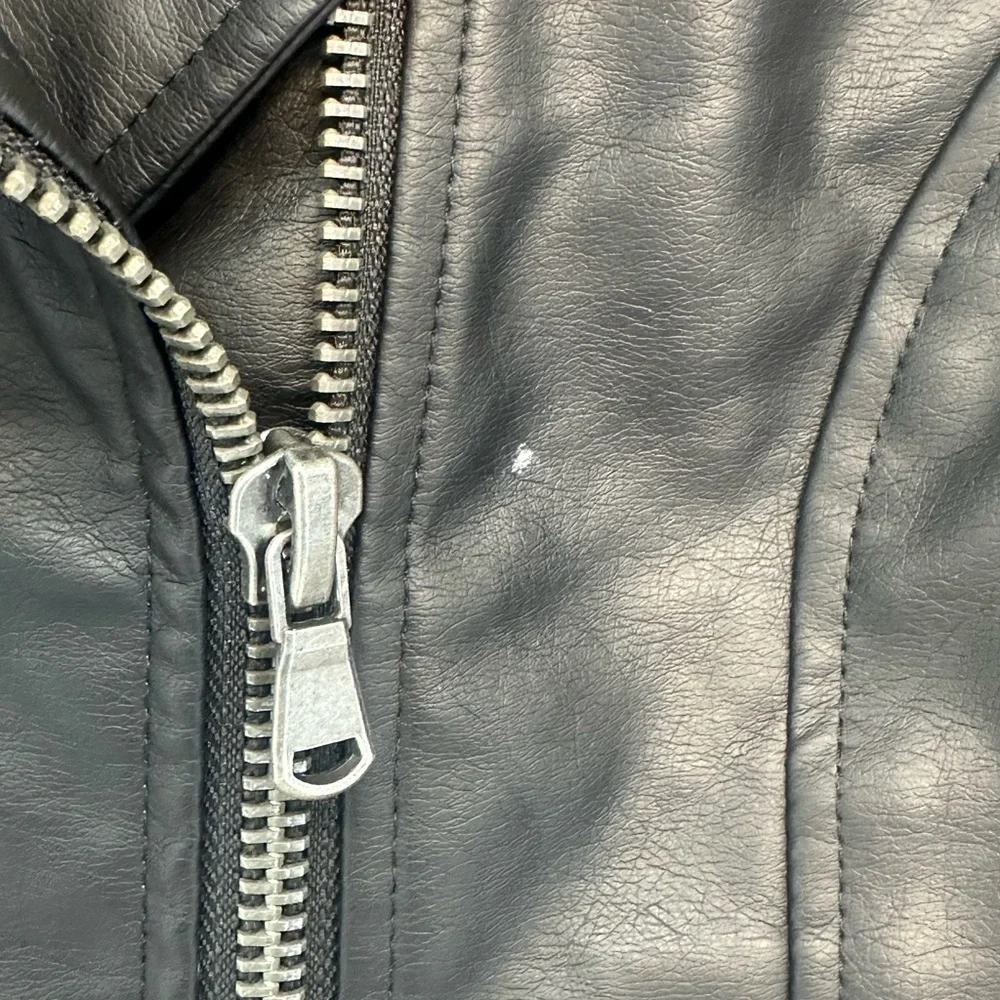 Riverdale South Side Serpents Black Leather Jacket size large - Picture 5 of 10